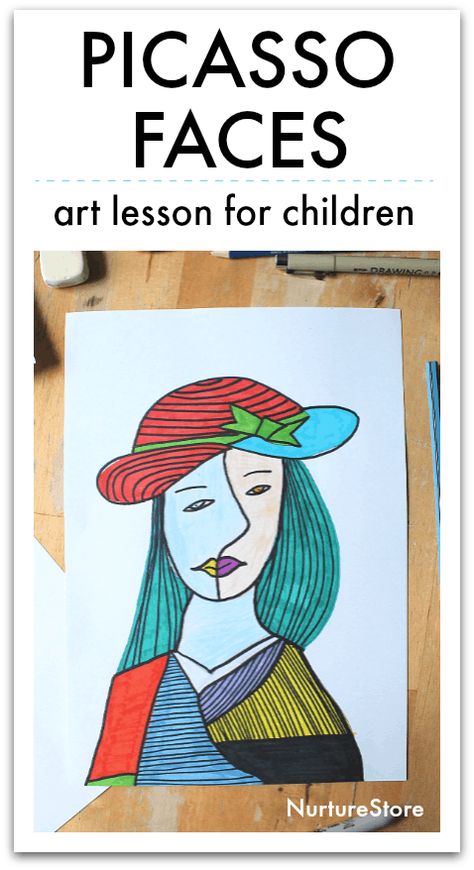 Picasso Art Projects For Kids, Picasso Faces, Pablo Picasso Artwork, Picasso Artwork, Picasso Portraits, Faces Art, Cubist Paintings, Pablo Picasso Art, Art Picasso