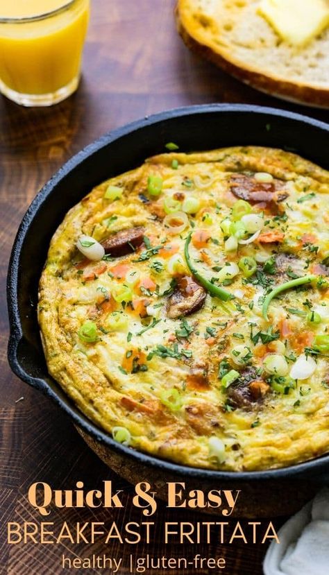 Healthy Breakfast Frittata, Breakfast Fritatta, Cajun Seasonings, Sausage Sweet Potato, Recipe With Eggs, Egg Breakfast Recipes Easy, Andouille Sausage Recipes, Sweet Potato Frittata, Energy Breakfast