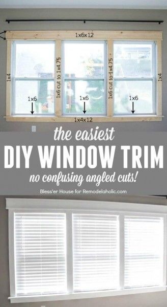 Cheap Diy Home Improvements, Window Moldings, Craftsman Style Trim, Craftsman Window, Craftsman Window Trim, Bob Villa, Diy Window Trim, Diy Home Improvements On A Budget, House Flipping