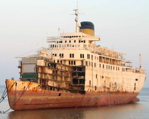 Ship breaking (also called ship demolition) is the process of dismantling ships for scrap metal and recycling or disposal. Today the ship breaking process takes place in a facility called ship breaking yard, while in the past scrapping ships took place in major port cities worldwide, and mostly in those of highly industrialized countries (UK, USA, Germany, Italy).