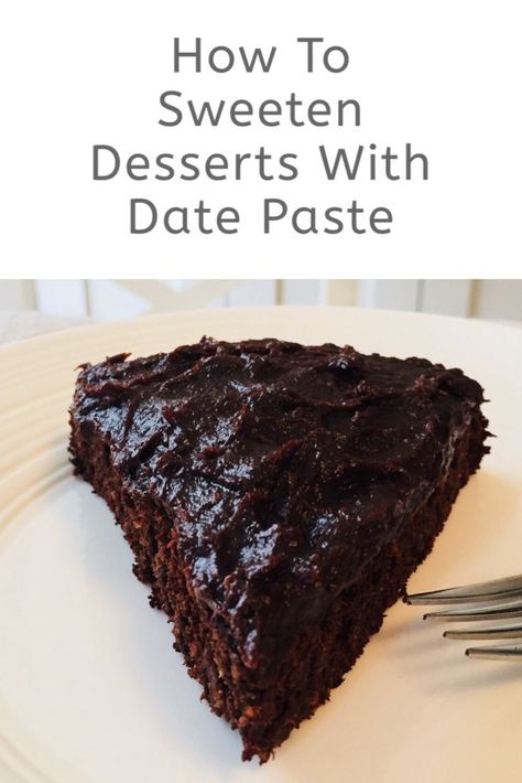 Paleo Vegan Recipes, Desserts With Dates, Date Paste Recipes, Sugar Free Chocolate Cake, Muffins Cake, Fudge Caramel, No Sugar Desserts, Date Paste, Sugar Free Baking