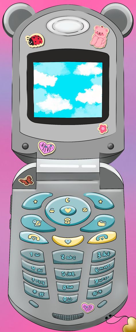 Retro kawaii cute Z Flip Phone lockscreen digital art Aesthetic Game Background, Z Flip Wallpaper Hd, Retro Flip Phone Wallpaper, Z Flip Lockscreen, Samsung Flip Phone Wallpaper, Game Wallpaper Aesthetic, Y2k Anime Wallpaper, Flip 4 Wallpaper, Z Flip Wallpaper