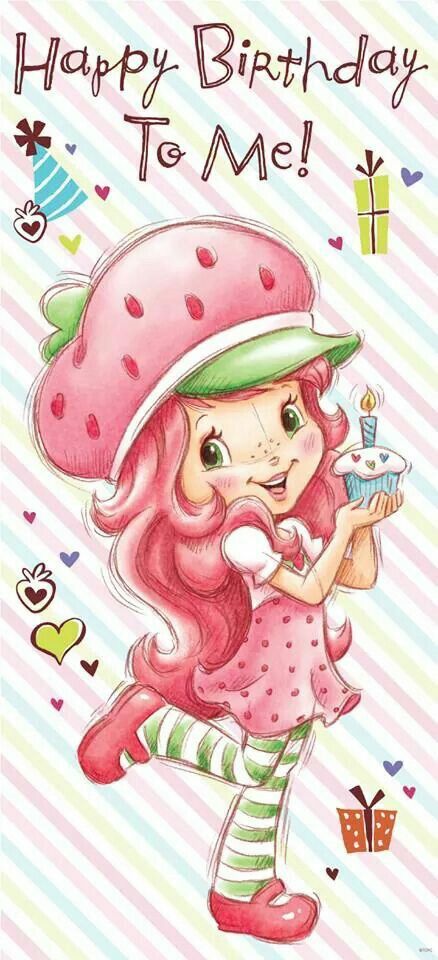 Strawberry Shortcake Birthday, Vintage Strawberry Shortcake, Vintage Strawberry, Happy Birthday Pictures, Happy Birthday To Me, Happy 2nd Birthday, Birthday Pictures, Happy Birthday Images, Birthday Images