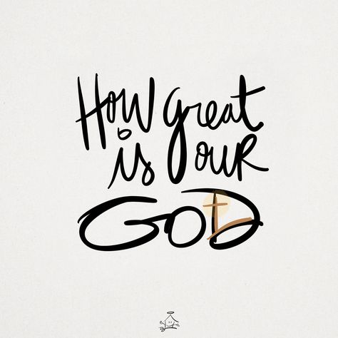 How Great Is Our God, Etsy Poster, Lettering Art, Poster Shop, Hot Cocoa Bar, Cocoa Bar, Daily Reminders, Jesus Lives, Follow On Instagram