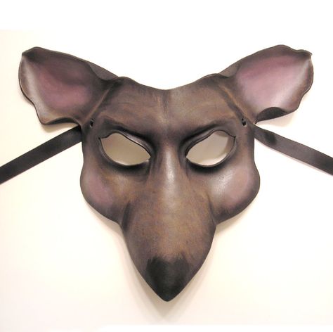 Mask With Teeth, Rat Mask, Rat Head, Edm Ideas, Art Inventory, Gothic Mask, Mouse Mask, Larp Ideas, Cat Masks