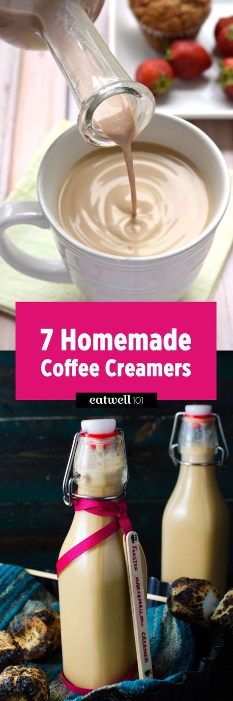 Check these homemade coffee creamer recipes and be your own barista today! Coffee Creamer Recipes, Homemade Coffee Creamer Recipe, Diy Coffee Creamer, Homemade Coffee Drinks, Make Cold Brew, 5 Ingredients Or Less, Homemade Coffee Creamer, Coffee Creamers, Coffee Creamer Recipe