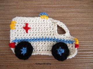 Ambulance Applique, a post from the blog Free crochet patterns and DIY, crochet charts, written by scarly on Bloglovin’ Crocheted Appliques, Crochet Applique Patterns Free, Crochet Appliques, Crochet Charts, Crochet Car, Crochet Hats Free Pattern, Crochet Bookmarks, Applique Pattern, Crochet Applique