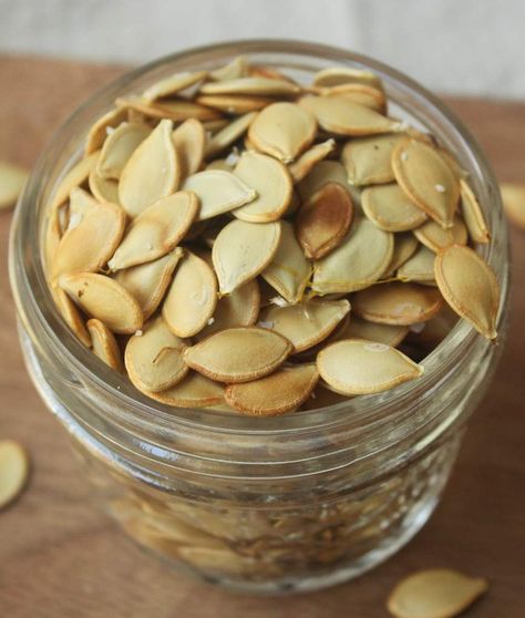 Easy Roasted Acorn Squash Seeds (2-ingredient, oil-free) Roasted Acorn Squash Seeds, Butternut Squash Seeds, Healthy Protein Meals, Squash Seeds, Produce Recipes, Roasted Pumpkin Seeds, Wfpb Recipes, Roasted Squash, Butternut Squash Recipes