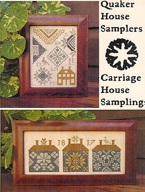 Carriage House Samplings - Cross Stitch Patterns & Kits - 123Stitch.com Primitive Cross Stitch Patterns, Cross Stitch Sampler Patterns, Cross Stitch House, Cross Stitch Samplers, Needle Arts, Carriage House, Cross Stitch Chart, Cross Stitch Art, Cross Stitch Kits