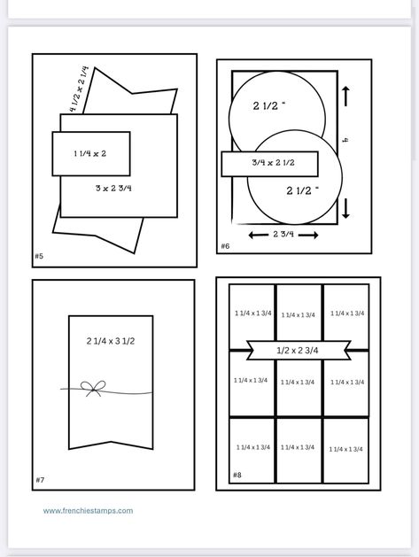 Card Sketches Templates With Measurements, Card Sketches Templates Cardmaking, 5 X 7 Card Sketches With Measurements, Simple Card Sketches With Measurements, Square Card Sketches Templates, Owh Card Sketches With Measurements, Birthday Candle Card, Card Sketches Templates, Candle Cards