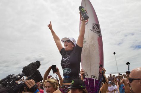 #QUIKSILVER & #ROXY PRO GOLD COAST 2013 2013 Roxy Pro Gold Coast champion Tyler Wright. /WSL/ www.worldsurfleague.com /WSL/ASP/KirstinScholtz/WORLDSURFLEAGUE #Roxy #Quiksilver Pro & #Roxy Pro Gold Coast 2013 WORLD  SURF LEAGUE www.worldsurfleague.com Tyler Wright, World Surf League, Party Pics, Roxy Surf, Surf Brands, World Champion, Gold Coast, Roxy, Surfboard