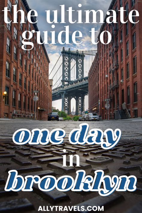 Spending one day in Brooklyn should be a requirement for all NYC tourists. Just follow my guide to find all the things in Brooklyn that you don’t want to miss. Brooklyn Things To Do, Nyc Travel Guide, Nyc Guide, New York City Vacation, New York Vacation, Visiting Nyc, New York City Travel, Visit New York, Nyc Trip