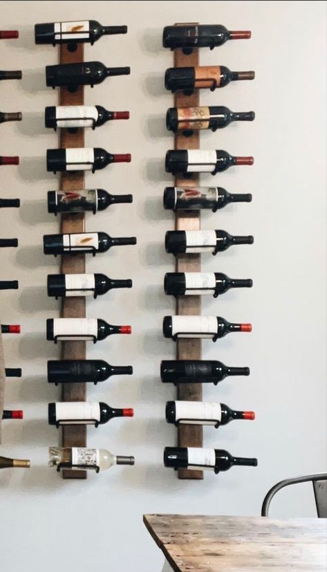 Wall Wine Racks Vertical, Timber Wine Rack, Wall Wine Racks, Wine Rack Wall Modern Black, Industrial Wall Mounted Wine Rack, Rustic Wood Wall Mounted Wine Rack, Wine Shelf, Built In Wine Rack, Wine Shelves