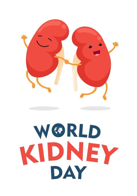 World kidney day vertical poster with cartoon characters joyful jumping. International human healthy kidneys care celebration placard. Genitourinary system internal organ mascot on holiday banner. Eps Genitourinary System, World Kidney Day, Healthy Kidneys, Skin Natural Remedies, Cold Symptoms, Holiday Banner, Foreign Language Learning, Health Screening, Vertical Poster