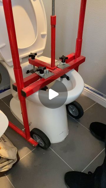 DRx Plumbing on Instagram: "My friend Rocco showing off a pretty cool tool to remove a toilet when age starts creeping up on ya! I’ll be there soon! #toilet #toiletremoval #plumbinggadgets #plumbingtools #plumbing #drxplumbing" Toilet Plumbing, Diy Shoe Storage, Funny Items, Diy Shoe, Plumbing Installation, New Toilet, Poured Concrete, Plumbing Tools, Toilet Bowl