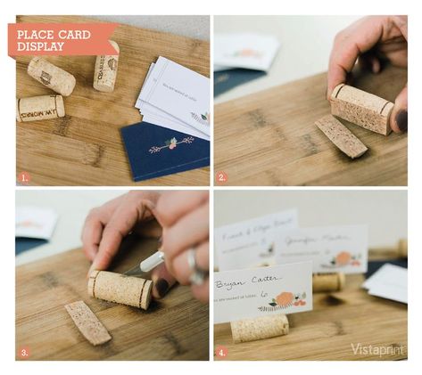 Menu Holder Ideas, Wedding Card Holder Diy, Wine Cork Place Card Holders, Cork Place Card Holders, Wine Cork Place Card Holder, Riverfront Wedding, Diy Place Cards, Queenstown Wedding, Diy Wedding Ideas