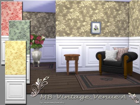 Cc Wallpaper, Sims 4 Challenges, Sims 4 Update, Sims Community, Cc Sims, Vintage Type, Sims 4 Houses, Retro Wallpaper, Electronic Art