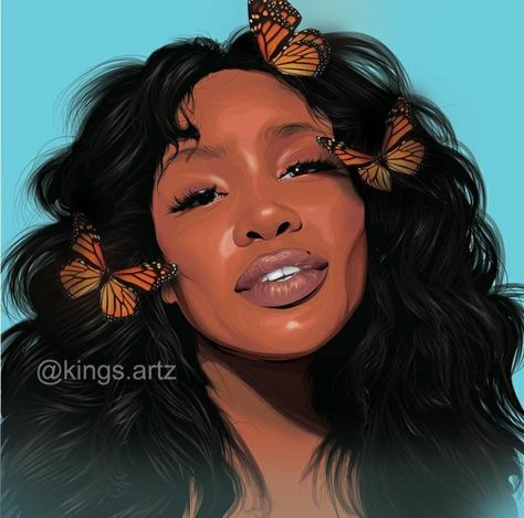 SZA animated cartoon hiphop RNB singer tupac hiphop westside oldschool hiphop thuglife 90's baddie wallpapers Sza Artist Drawing, Sza Singer Drawing, Sza Fanart, Tupac Wallpapers, 90s Music Artists, Sza Singer, Tupac Wallpaper, 90s Rappers, Tufting Diy