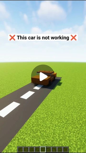 Camus | Minecraft builds on Instagram: "Working Car in Minecraft! #shorts #minecraft #minecraftbuilds #minecraftideas #minecrafthouses #minecrafttutorial #minecraftuniverse #minecraftsurvival #minecraftedit #minecraftyoutuber #minecraftbuildings #minecraftcreations #minecraftbuilding #minecraftredstone #minecraftdesign #minecraftarchitecture #minecraftedits #minecraftfanart #minecraftbedrock #minecraftparty #minecraftdiaries #minecrafplaystation" Minecraft Builds Creative, Minecraft Minecart Track, How To Make A Car In Minecraft, Minecraft City Ideas Layout, Minecraft Mcdonalds, Minecraft Roads Design, Minecraft Building Ideas Easy, Car In Minecraft, Minecraft Hospital