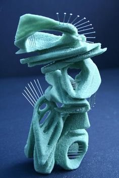 Sculpture High School, Floral Foam Sculpture, Subtractive Sculpture, Foam Sculpture, 3d Art Sculpture, Foam Carving, 3d Art Projects, High School Art Lessons, High School Art Projects