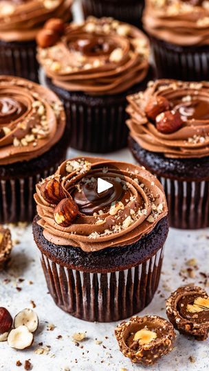 108K views · 2K reactions | These are the best Nutella Cupcakes I’ve ever made! They are filled with Nutella, topped with Nutella buttercream! It’s such a dream! 🧁 

The recipe is on my website ❤️

#nutella #nutellalovers #nutellacake | Pies and Tacos | Bequem · Sit Back Camila Hurst, Pies And Tacos, Cupcake Decorating Techniques, Nutella Frosting, Nutella Buttercream, Nutella Cupcakes, Fancy Cupcakes, Nutella Cake, Food Substitutions