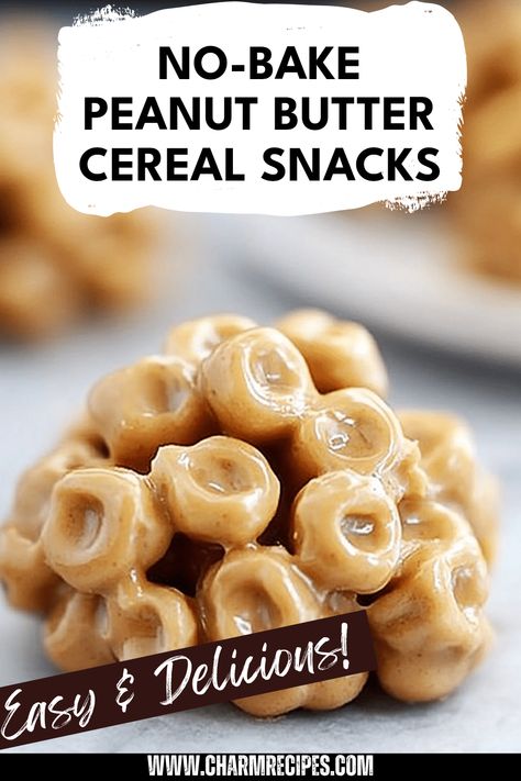 Peanut Butter Cheerios Treats, What To Make With Honey Nut Cheerios, Snacks Made From Cereal, Snacks To Make With Cheerios, Cheerio Peanut Butter Treats, Snacks Made With Cheerios, Desserts With Cheerios, Cheerio Bars Healthy, Treats Made With Cheerios