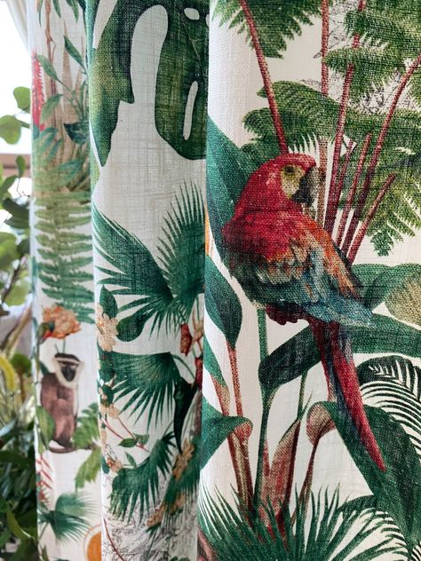 This Curtains item by cozybrown has 6 favorites from Etsy shoppers. Ships from South Korea. Listed on 26 May, 2023 Tropical Hotel Room, Safari Interior Design, Tropical British Colonial Interiors, British Colonial Home, Bespoke Curtains, Tropical British Colonial, Tropical Curtains, Jungle Bedroom, Curtains White