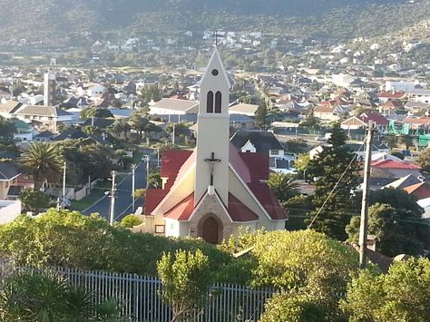 St John's, Fish Hoek, Cape Town. ...my home (and tallest building in town)... Fish Hoek, Kalk Bay, Cape Town South Africa, Saint James, St James, Cape Town, St John, Jigsaw Puzzle, My Home