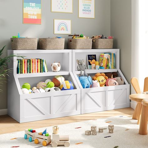 Kids playroom storage