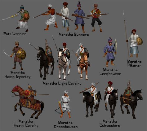 Bakuel's Indian units | CivFanatics Forums Maratha Warriors, Medieval Cavalry, Mastani Dress, Islamic Empire, Ancient History Timeline, Age Of Mythology, Indian Freedom Fighters, Indian Warrior, Shivaji Maharaj Hd Wallpaper