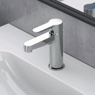 Single Hole Bathroom Faucets - TheBathOutlet Chrome Faucet Bathroom, Best Bathroom Faucets, Bathroom Sink Faucets Chrome, White Faucet, Bathroom Faucets Chrome, Faucet Bathroom, Vessel Sink Faucet, Single Handle Bathroom Faucet, Steam Showers Bathroom