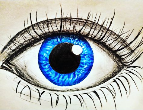 A beautiful blue eye drawing easy and attractive using normal color pencils Blue Eye Drawing, Eye Drawing Easy, Beautiful Blue Eyes, Color Pencils, Drawing Easy, Blue Eye, Eye Drawing, Beautiful Blue, Easy Drawings