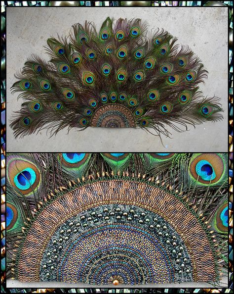 WOW. This woman's DA portfolio is amazing. Peacock Feather Decor, Peacock Quilt, Ganpati Decoration Theme, Peacock Feather Art, Ganesh Chaturthi Decoration, Ganpati Decoration At Home, Janmashtami Decoration, Ganapati Decoration, Decoration For Ganpati