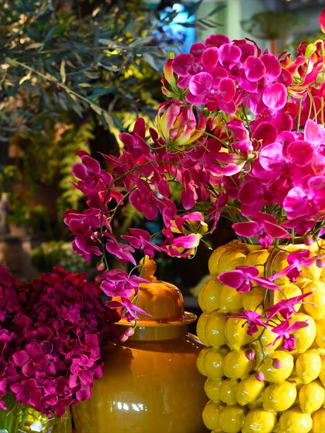 Amalfi Flowers, Amalfi Coast Pool Party, Amalfi Coast Floral Arrangements, Amalfi Coast Backdrop, Almalfi Coast Bridal Shower, Coach House, Italian Interior, Beautiful Flower Arrangements, Amalfi