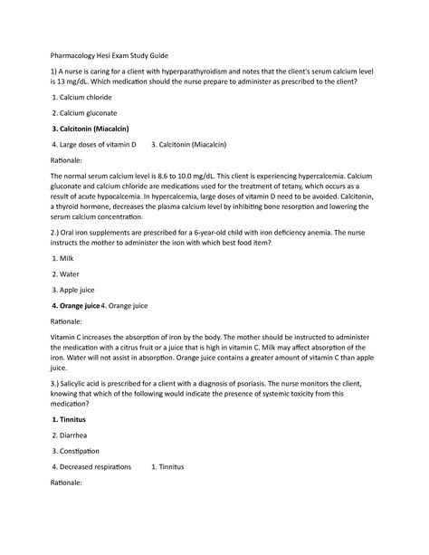 Pharmacology-Hesi-Exam-Study-Guide from Debra - Pharmacology Hesi Exam Study Guide A nurse is caring - Studocu Pharmacology Study Guide, Hesi Exam, Pharmacology Studying, Seton Hall University, Learning Template, Iron Deficiency, Book Works, Exam Study, Pharmacology