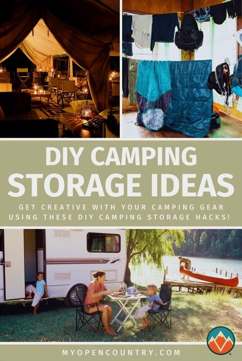 Get creative with your camping gear using these DIY camping storage hacks! Learn how to utilize your space efficiently in your tent, car, and RV. These kitchen-focused storage ideas will revolutionize how you manage gear and supplies, ensuring everything is tidy and accessible. Perfect for those who love to customize their camping experience and keep everything in order. Camping Storage Ideas Tent, Camping Storage Hacks, Camping Storage Ideas, Travelling Van, Camping Trip Essentials, Tent Camping Hacks, Camping Hacks Diy, Camping Set Up, Camping Storage