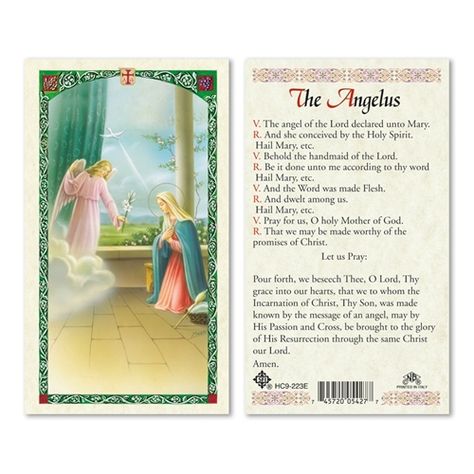 The+Angelus Angelus Prayer, Gifts Of The Holy Spirit Catholic, Rosary Mysteries Catholic, The Angelus, Anima Christi Prayer Catholic, St Gabriel, Catholic Prayer Book, Saint Gabriel, Memorare Prayer Virgin Mary