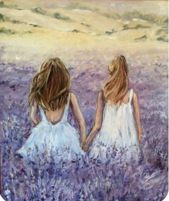 Bird Painting Diy, Lavender Field, Painting People, Mom Art, 수채화 그림, Painting Art Projects, Canvas Art Painting, Beautiful Paintings, Oil Painting On Canvas