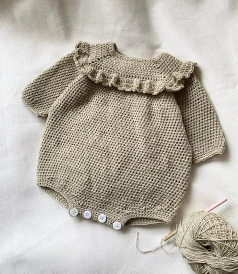 21 Free Crochet Baby Romper Patterns - Crochet Scout Crochet Baby Bloomers, Baby Romper Pattern Free, Crochet Baby Romper, Onesie Pattern, Baby Romper Pattern, Knit Baby Romper, Baby Crochet Patterns, Crochet Romper, Baby Crochet Patterns Free