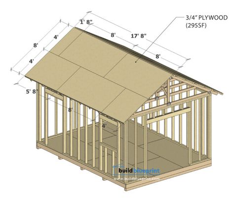 12x16 Shed, Shed Diy, Small Shed Plans, Shed With Loft, Diy Storage Shed Plans, Shed Floor Plans, Shed Blueprints, Shed Plans 12x16, Plan Garage