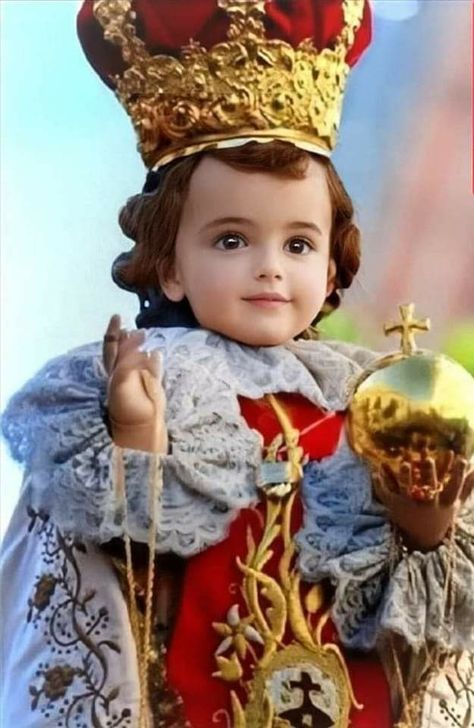 Infant Jesus Images, Infant Of Prague, Mother Mary Images, Infant Jesus, Pictures Of Christ, Jesus Photo, Christ The King, Jesus Images, Jesus Pictures