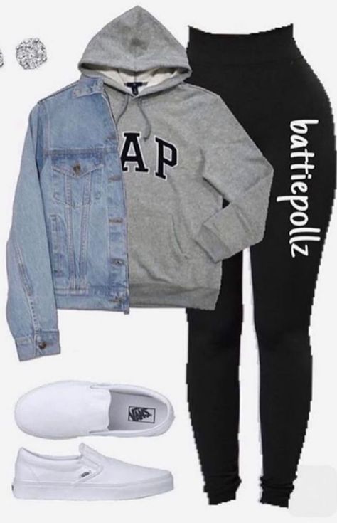 Gap Outfits, Gap Sweatshirt, Teen Swag Outfits, School Starts, Cute Lazy Day Outfits, Cute Lazy Outfits, Casual School Outfits, Swag Outfits For Girls, Tomboy Style Outfits