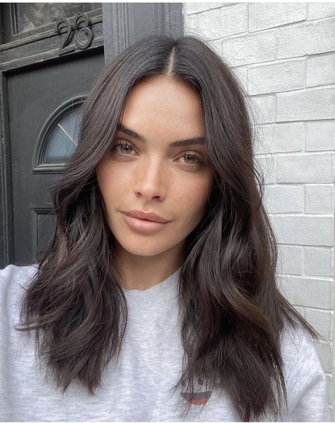 Armpit Length Hair, Medium Length Brown Hair, Sleek Short Hair, Brown Hair Inspiration, Haircuts For Long Hair With Layers, Brown Hair Inspo, Long To Short Hair, Mom Hairstyles, Shoulder Length Hair Cuts