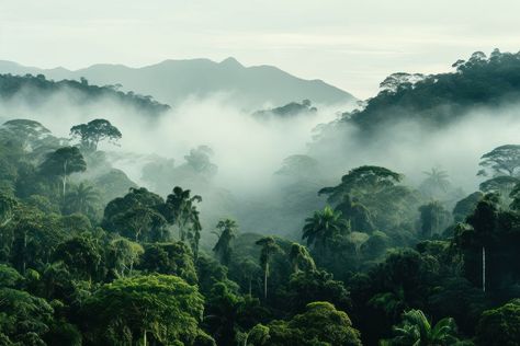 Forest mist vegetation rainforest design | premium image by rawpixel.com / audi Jungle Amazon, Forest Mist, Amazon Forest, Tropical Forest, Amazon Rainforest, Creative Studio, Mist, Audi, Photo Image