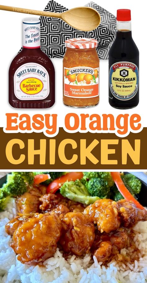 How To Easily Make Orange Chicken at Home! Easy Orange Chicken, Homemade Chinese Food, Picky Kids, Orange Chicken Recipe, Chinese Cooking Recipes, Tandoori Masala, Easy Chinese Recipes, Orange Marmalade, Popcorn Chicken