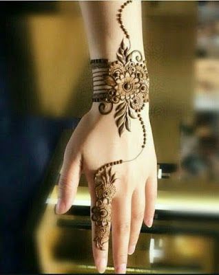 130 Simple and Easy Mehndi Designs For Hands | Bling Sparkle Mehndi Designs Finger, Henne Tattoo, Eid Mehndi, Finger Henna Designs, Mehndi Designs 2018, Henna Tattoo Hand, Henna Art Designs, Modern Henna Designs, Bridal Henna Designs