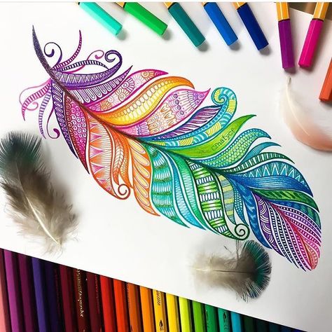 Mandala on Instagram: “F A C E B O O K 👇👇 www.facebook.com/mandalapassionofficial By @cfnatycf.design  #mandala #mandalas #mandalapassion #art #mandalaart…” Stylo Art, League Art, Feather Drawing, Design Mandala, Doodle Art Drawing, Tech Art, Mandala Art Lesson, Sharpie Art, Zentangle Drawings