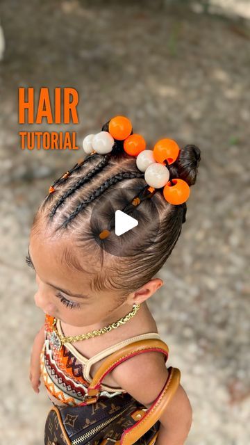 Quick Kiddie Hairstyles, Easy Hairstyles With Beads, Toddler Rubber Band Hairstyles, Toddler Braided Hairstyles Short Hair, Toddler Ponytail Hairstyles Black, Rubber Band Hairstyles Natural Hair Kids, Rubberband Hairstyles Kids, Mixed Toddler Hairstyles, Kids Ponytail Hairstyles