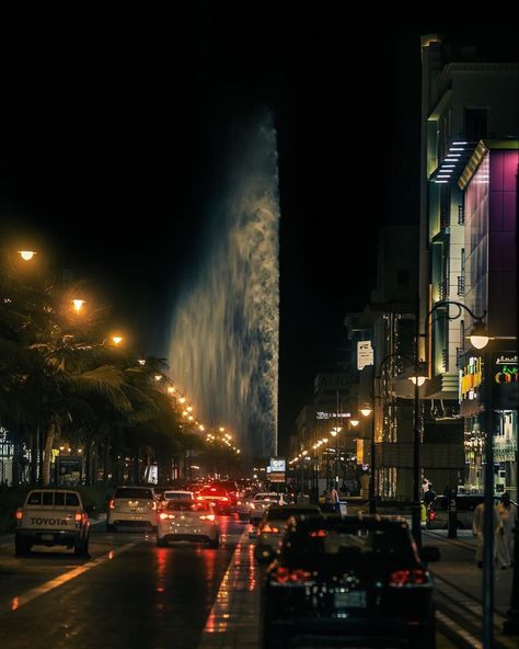 Jeddah city Jeddah City Wallpaper, Jeddah Aesthetic, Life In Saudi Arabia, Alexandria City, Dark Forest Aesthetic, Jeddah Saudi Arabia, New York City Vacation, Black Phone Wallpaper, Dark City