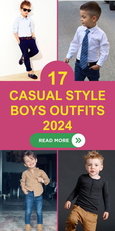 2024 Boys' Casual Fashion: Smart Styles & Swag Outfits for Kids Trendy Boy Outfits Summer, Casual Wear For Boys, Smart Jeans, Outfits For Kids, Boys Fashion Trends, Khaki Joggers, Trendy Jeans, Kid Clothes, Shirt Tucked In